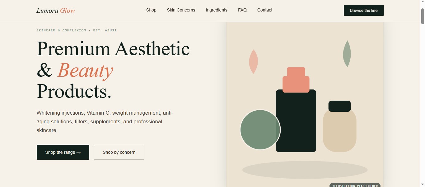 Lumora Glow — Skincare project by Easy Africa